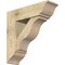 Ekena Millwork Funston Traditional Rough Sawn Bracket w/ Offset Brace, Douglas Fir, 8"W x 26"D x 26"H BKT0806X26X26FST01RDF - alternate 1